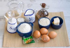 Riisin ja kananmunan piirakoiden valmistaminen Täytteen valmistaminen riisiä ja munaa